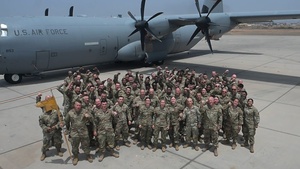 B-Roll 75th Expeditionary Airlift Squadron Cheers on Team USA