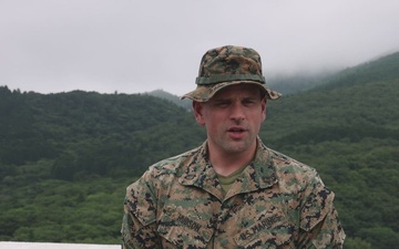 HIJUDAI MANEUVER AREA, OITA, JAPAN – U.S. Marine Corps Capt. Hudson Conducts an Interview During Resolute Dragon 26