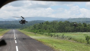 Salaknib 2026: Task Force Saber Conducts a Apache Training Flight Along Coastline