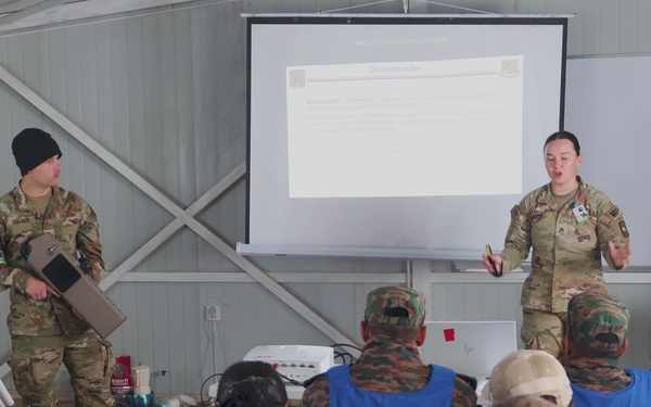 Multinational Soldiers Conduct Counter-UAS Training at Khaan Quest 2026