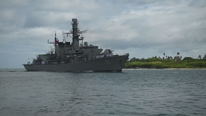 Chilean Navy frigate CNS Almirante Cochrane (FF-05) Arrives at Pearl Harbor-Hickam for RIMPAC 2026