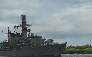 Chilean Navy frigate CNS Almirante Cochrane (FF-05) Arrives at Pearl Harbor-Hickam for RIMPAC 2026