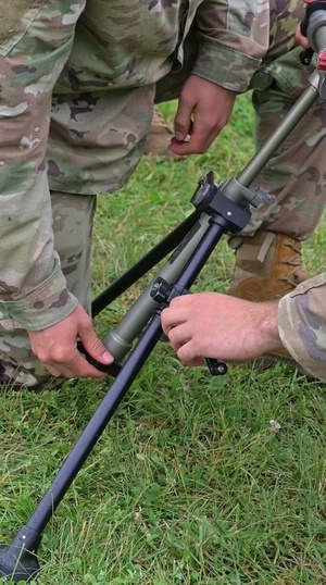 Cut: 1-112th Infantry mortar training
