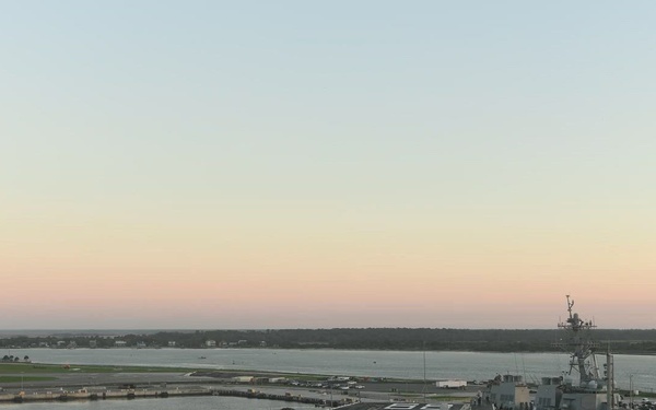 Nimitz Departs Naval Station Mayport