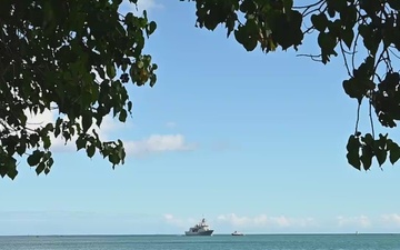 Royal New Zealand Navy Anzac-class frigate HMNZS Te Mana (F111) Arrives at Pearl Harbor for RIMPAC 2026