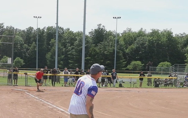 Commanders vs command Sgt. Maj.'s Softball B-Roll