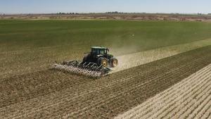 Package: Aerial of Tractor in Idaho Corn Field