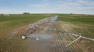 Package: Aerial of Irrigation Pivot in Idaho Corn Field