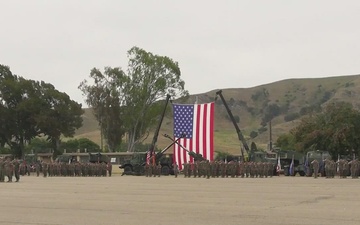B- Roll: Fire Support Battalion holds change of command ceremony