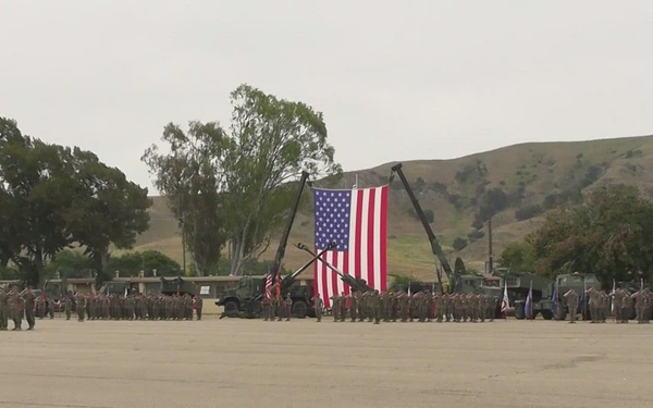 B- Roll: Fire Support Battalion holds change of command ceremony