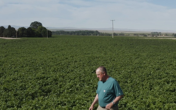 Package: Aerial of Idaho Potato Farmer