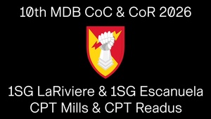 10th Missile Defense Battery Change of Command and Change of Responsibility Ceremony 2026