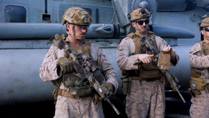 B-Roll: BLT 3/5 Marines Conduct Marksmanship Training Aboard USS Portland