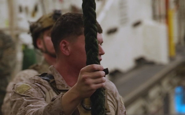 LCF-24: Fast-Rope &amp; Caving Ladder Drills