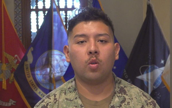Hospital Corpsman 2nd Class Rogelio Mejia - Spanish 250