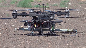 B-Roll Oregon engineers breach wire obstacle with drone-delivered Bangalore