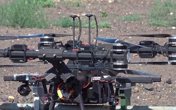 B-Roll Oregon engineers breach wire obstacle with drone-delivered Bangalore