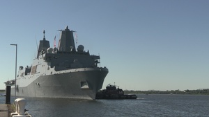 USS Arlington (LPD-24) Man the Rails