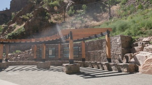 Reconstructed Hanging Lake Trail and Spouting Rock (B-Roll)