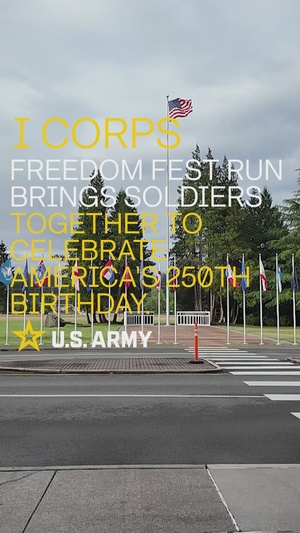 I Corps Freedom Fest Run