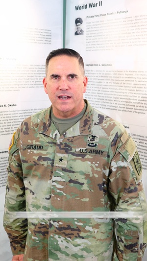 Medical Service Corps 109th Anniversary Brig. Gen. Roger S. Giraud Message