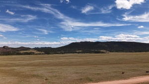 Aerial Views of Pole Mountain Landscape (B-Roll)