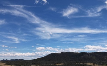 Aerial Views of Pole Mountain Landscape (B-Roll)