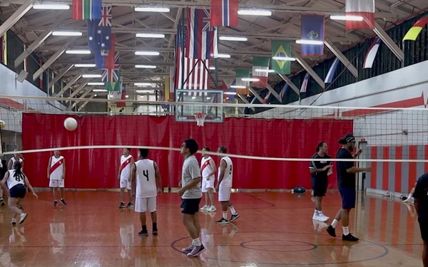 B-Roll: Service members participate in RIMPAC 2026 volleyball tournament