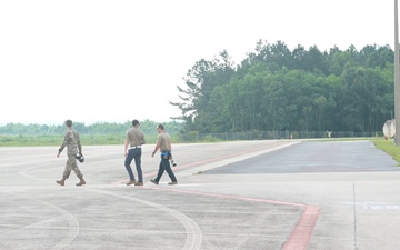 B-roll 125th FW Crew Chiefs prep F-35s