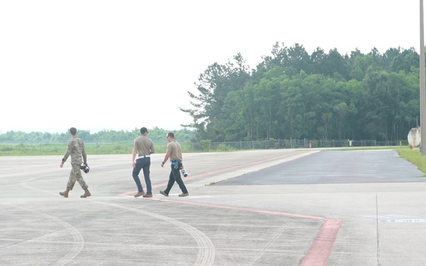 B-roll 125th FW Crew Chiefs prep F-35s