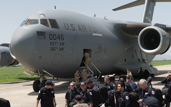 The Disaster Assistance Response Team (DART), activated by Secretary Rubio on June 25 in response to the devastating earthquakes arrives in Venezuela