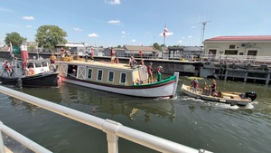 Seneca Chief returns to the Black Rock Lock