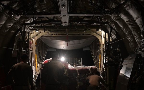 C-130J Night Operations over the U.S. Central Command area of responsibility