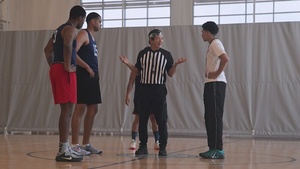 B-Roll: U.S. Navy Sailors compete in RIMPAC 26 basketball finals
