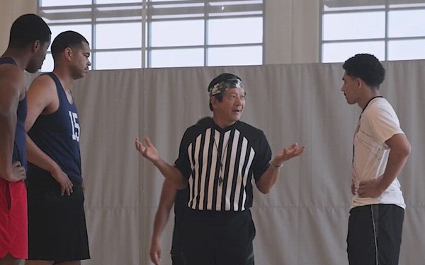 B-Roll: U.S. Navy Sailors compete in RIMPAC 26 basketball finals