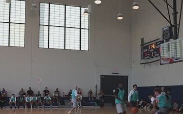 B-Roll: U.S. Navy Sailors compete in RIMPAC 26 basketball finals