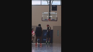 B-Roll: U.S. Navy Sailors compete in RIMPAC 26 basketball finals - Vertical