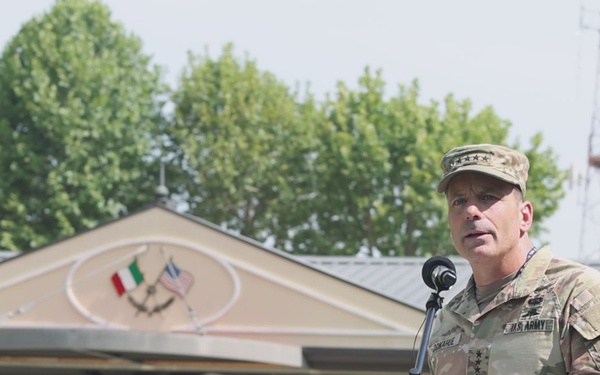 B-Roll: Donahue welcomes new SETAF-AF commander during change of command
