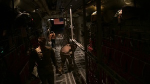 C-130J supports CENTCOM personnel movement