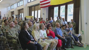 21st TSC Commanding General Speaks at the Spellacy Fitness Center Opening