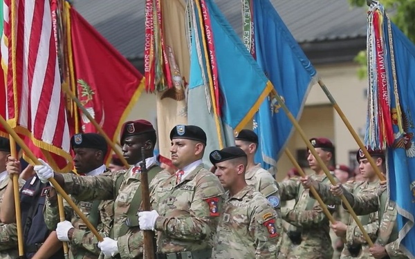 B-Roll: SETAF-AF conducts change of command