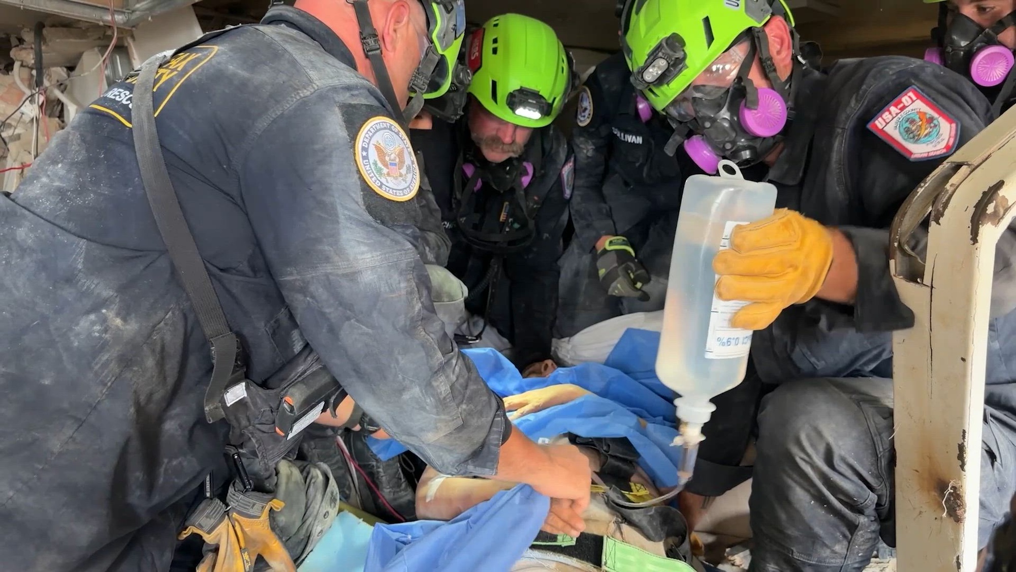 On June 28, USA-01 from Fairfax, VA rescued a 51-year-old woman from an 8-story collapsed residential building in the Carabelleda town in the state of La Guaira, Venezuela. Pulled from the building after 10-hours of rescue efforts, she was in stable condition and sent for medical treatment. 

Location: Carabelleda town in the state of La Guaira, Venezuela.
