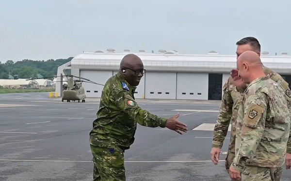 Cut- Pennsylvania National Guard Hosts Côte d’Ivoire Armed Forces at Fort Indiantown Gap to Operationalize State Partnership