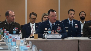 B-Roll: USAFRICOM commander shares opening remarks at State Partnership Program (SPP) Adjutants General Conference during ACHOD 2026