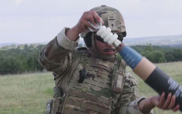Mortar training B-Roll
