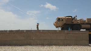 1st Armored Brigade Combat Team Railhead Operations B-Roll