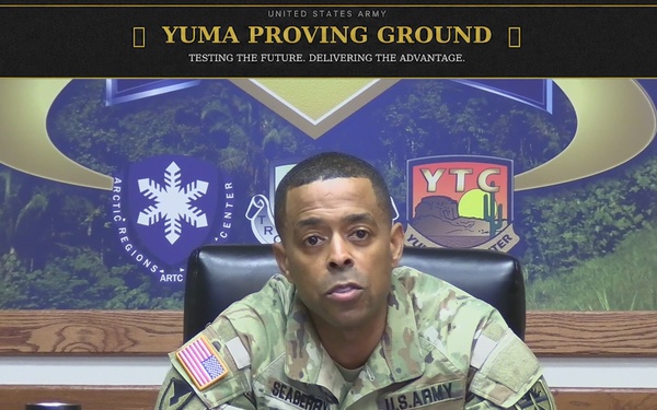 Get to know U.S. Army Yuma Proving Ground Commander Col. Charles Seaberry