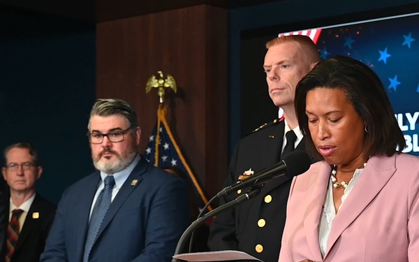 DCNG Commanding General Joins Mayor Bowser and Public Safety Officials