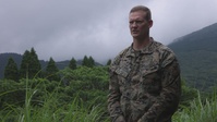 HIJUDAI MANEUVER AREA, OITA, JAPAN – U.S. Marine Corps 1st Lt. Allen Salyards Conducts an Interview During Exercise Resolute Dragon