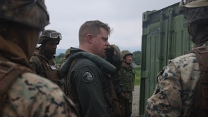 HIJUDAI MANEUVER AREA, OITA, JAPAN – U.S. Marines with 12th Marine Littoral Regiment Execute Helicopter Support Team Operations During Exercise Resolute Dragon 26